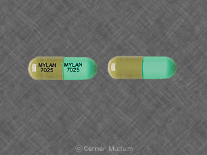 Loxapine succinate 25 mg MYLAN 7025 MYLAN 7025