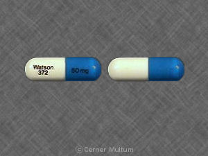 Loxapine succinate 50 mg Watson 372 50 mg