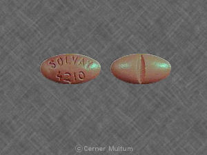 Pill SOLVAY 4210 Beige Elliptical/Oval is Luvox