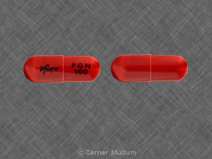 Lyrica 100 mg Pfizer PGN 100