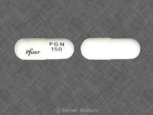 Lyrica 150 mg Pfizer PGN 150