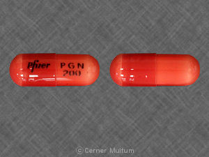 Lyrica 200 mg Pfizer PGN 200