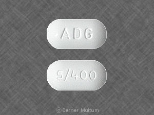 Pill ADG 5/400 White Oval is Magnacet