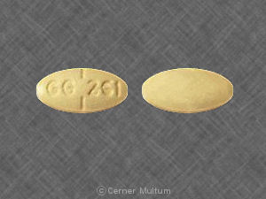 Meclizine hydrochloride 25 mg GG 261
