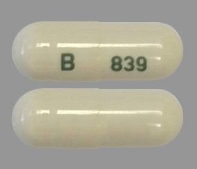 Pill B 839 White Capsule/Oblong is Mefenamic Acid