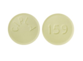 Pill CIPLA 159 Yellow Round is Meloxicam