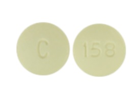 Pill C 158 Yellow Round is Meloxicam