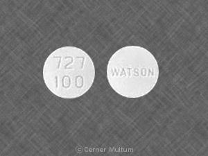 Pill 727 100 WATSON White Round is Meperidine Hydrochloride