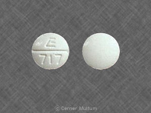 Pill Imprint E 717 (Meprobamate 400 mg)
