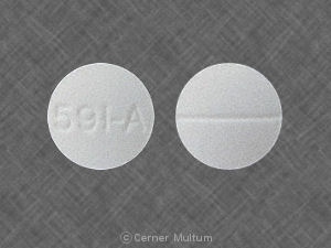 Meprobamate 400 mg 591-A