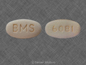 Pill BMS 6081 Pink Oval is Metaglip