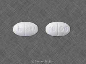 Pill b 387 10 00 White Elliptical/Oval is Metformin Hydrochloride