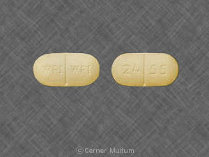 Pill WPI WPI 2455 Orange Oval is Metformin Hydrochloride