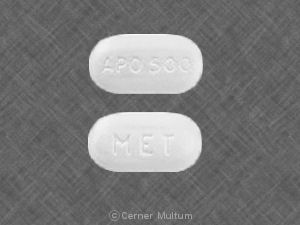Metformin hydrochloride 500 mg APO 500 MET