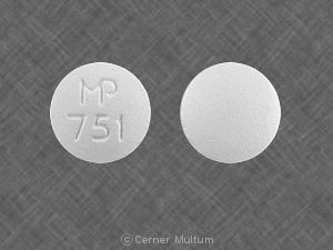 Metformin hydrochloride 500 mg MP 751