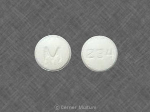 Pill M 234 White Round is Metformin Hydrochloride