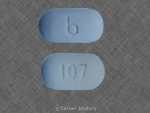 Metformin hydrochloride extended-release 750 mg b 107