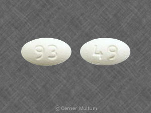 Metformin hydrochloride 850 mg 93 49