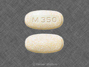 Metformin hydrochloride extended release 750 mg M 350