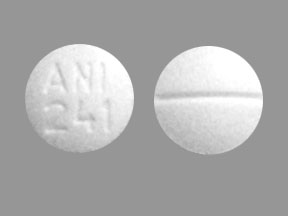 Pill ANI 241 White Round is Methazolamide