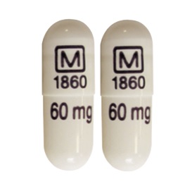 Methylphenidate hydrochloride extended-release 60 mg M 1860 60 mg