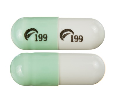 Methylphenidate hydrochloride extended-release (LA) 10 mg Logo 199 Logo 199