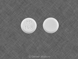 Pill MP 148 White Round is Metoclopramide Hydrochloride