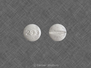 Pill 293 White Round is Metoprolol Succinate Extended-Release