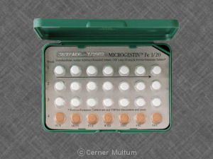Microgestin FE 1 20 ferrous fumarate 75 mg WATSON 632