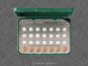 Pill WATSON 632 Brown Round is Microgestin Fe 1/20