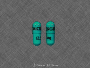 Microzide 12.5 mg MICROZIDE 12.5 mg