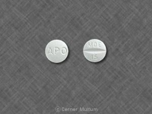 Moexipril hydrochloride 15 mg APO MOE 15