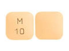 Montelukast sodium 10 mg (base) M 10