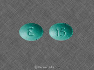 Pill 15 E Green Oval is Morphine Sulfate Extended-Release