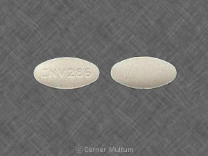 Pill INV286 White Elliptical/Oval is Naproxen Sodium