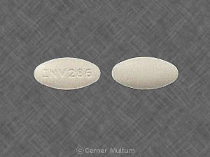 Pill INV286 White Oval is Naproxen Sodium