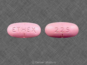 Pill ETHEX 225 is Natalcare Plus Prenatal Multivitamins with Folic Acid 1 mg