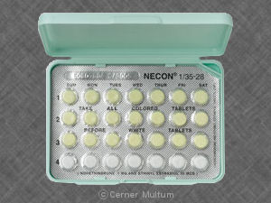 Necon 1 35 ethinyl estradiol 0.035 mg / norethindrone 1 mg WATSON 508