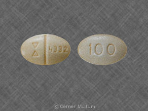 Nefazodone hydrochloride 100 mg Logo 4332 100