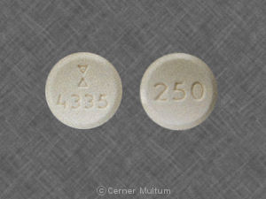 Pill 250 Logo 4335 Orange Round is Nefazodone Hydrochloride