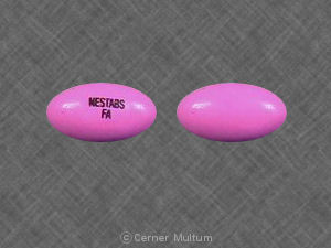 Pill NESTABS FA Pink Oval is Nestabs FA