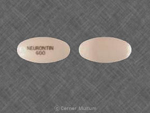 Pill NEURONTIN 600 White Oval is Neurontin