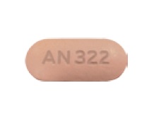 Pill AN 322 Orange Capsule/Oblong is Niacin Extended-Release