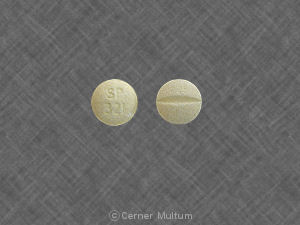 Pill SP 321 0.25 Yellow Round is Niravam