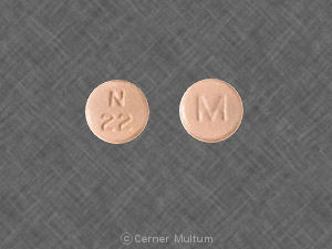Nisoldipine extended release 20 mg M N 22