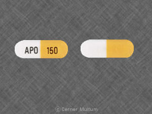 Pill APO 150 White & Yellow Capsule/Oblong is Nizatidine