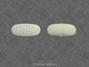 Norco 325 mg / 10 mg NORCO 539