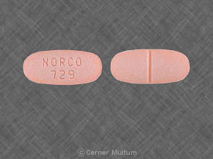 Norco 325 mg / 7.5 mg NORCO 729