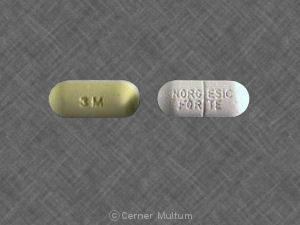 Norgesic forte 770 mg / 60 mg / 50 mg 3M NORGESIC FORTE