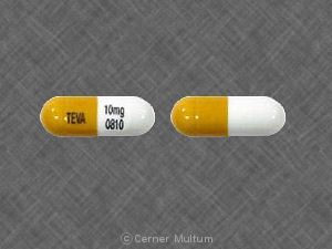 Nortriptyline hydrochloride 10 mg TEVA 10 mg 0810